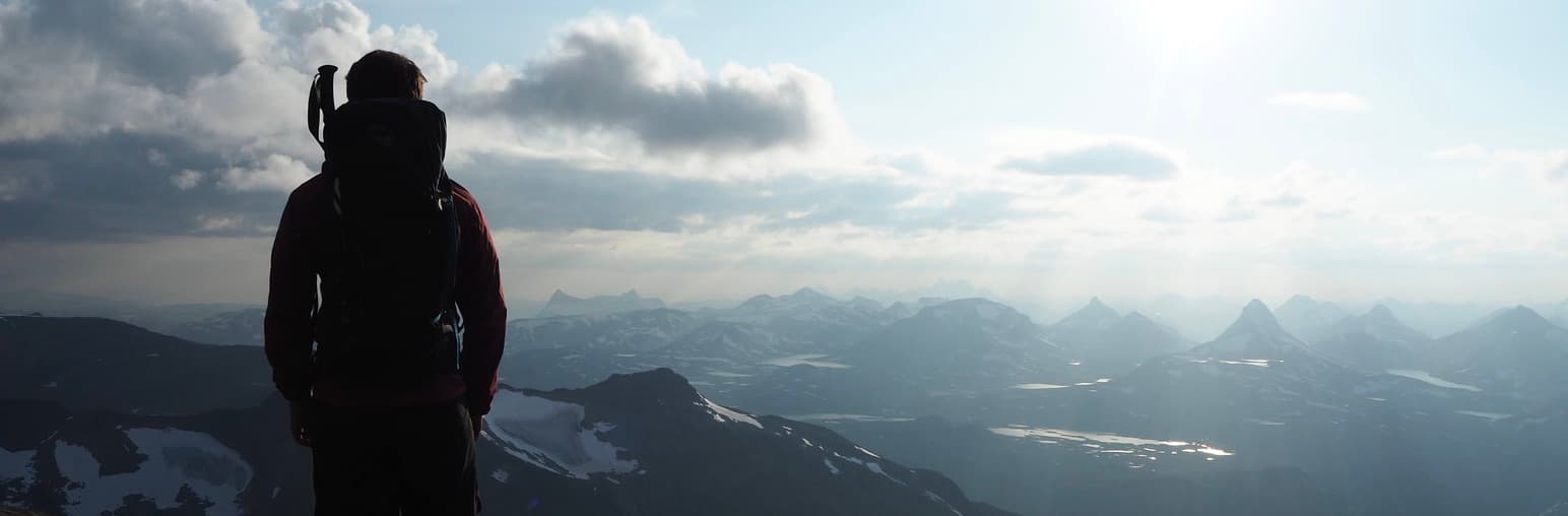 Fjellandskap utsikt